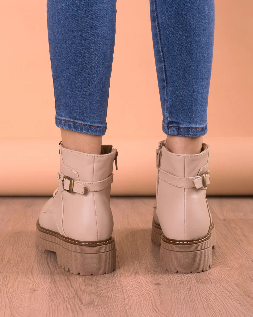 BOTAS MUJER NÉBULA BEIGE ITAGUA - 6