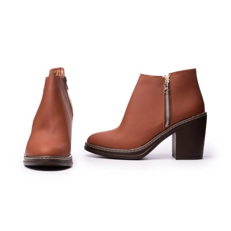BOTAS MUJER NÉBULA CAFÉ CLARO AZAHAR - 3