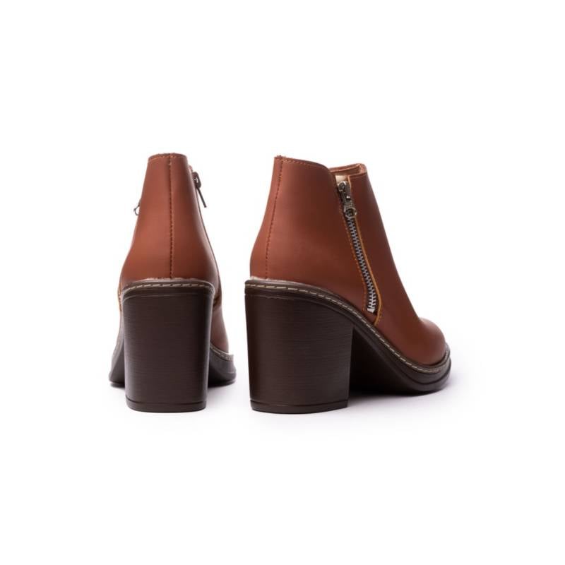 BOTAS MUJER NÉBULA CAFÉ CLARO AZAHAR - 4
