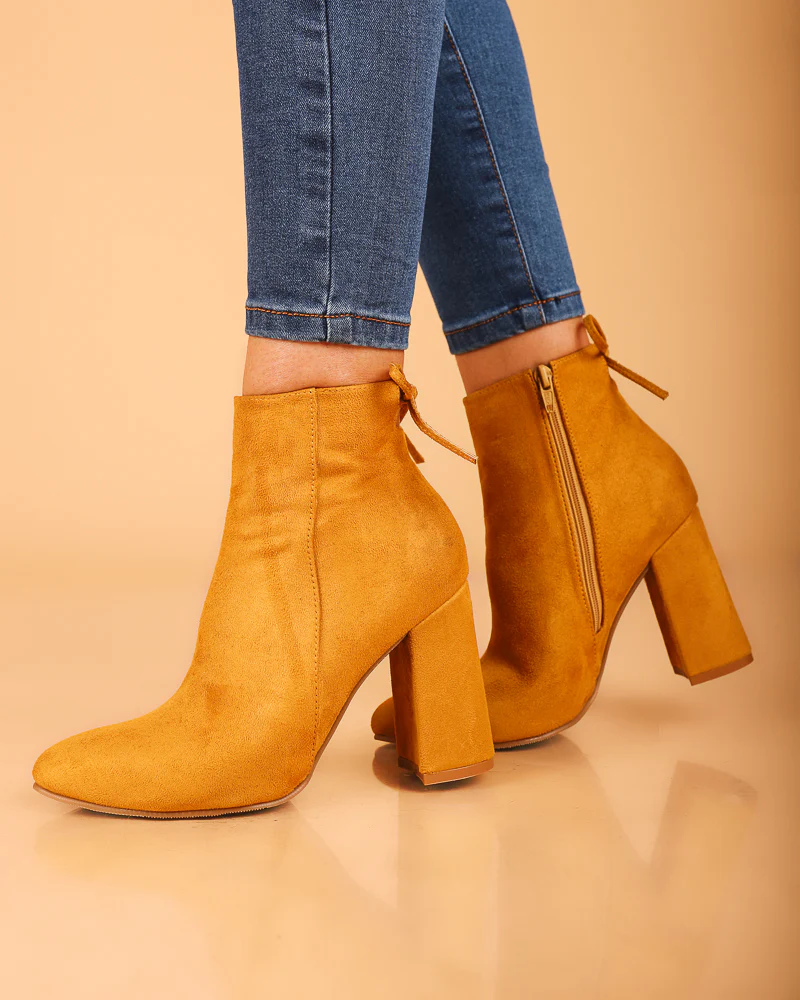 BOTINES MUJER NÉBULA AMARILLO BUBALI - 4