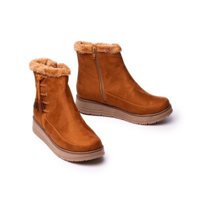 BOTINES MUJER NÉBULA CAFÉ CLARO BENI