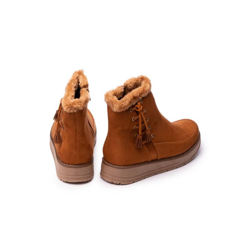 BOTINES MUJER NÉBULA CAFÉ CLARO BENI