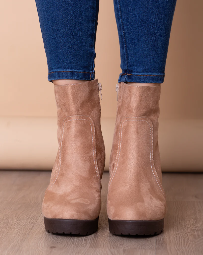 Ripley - BOTAS MUJER NÉBULA CAFÉ CLARO GERALDTON