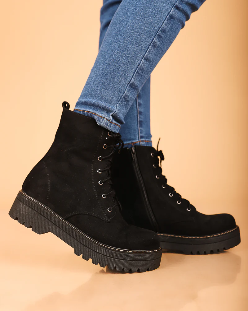 BOTAS MUJER NÉBULA NEGRO DACOTA - 4
