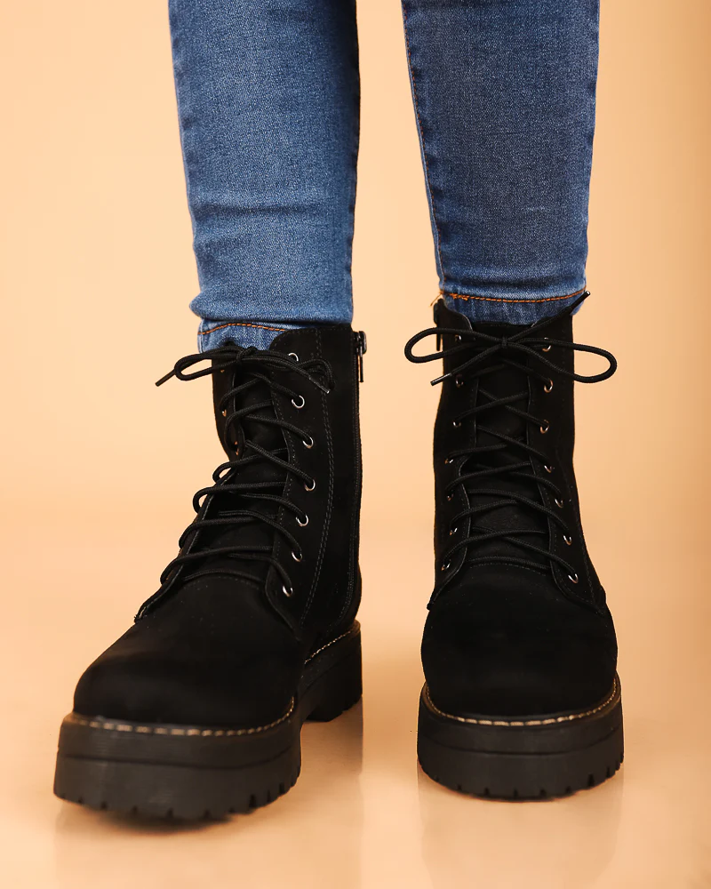 BOTAS MUJER NÉBULA NEGRO DACOTA - 5