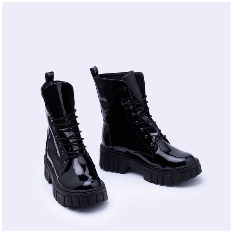 BOTAS MUJER NÉBULA CHAROL NEGRO TAVAI NEBULA - 1
