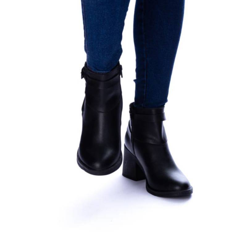 BOTAS MUJER NÉBULA NEGRO AREGUA - 2