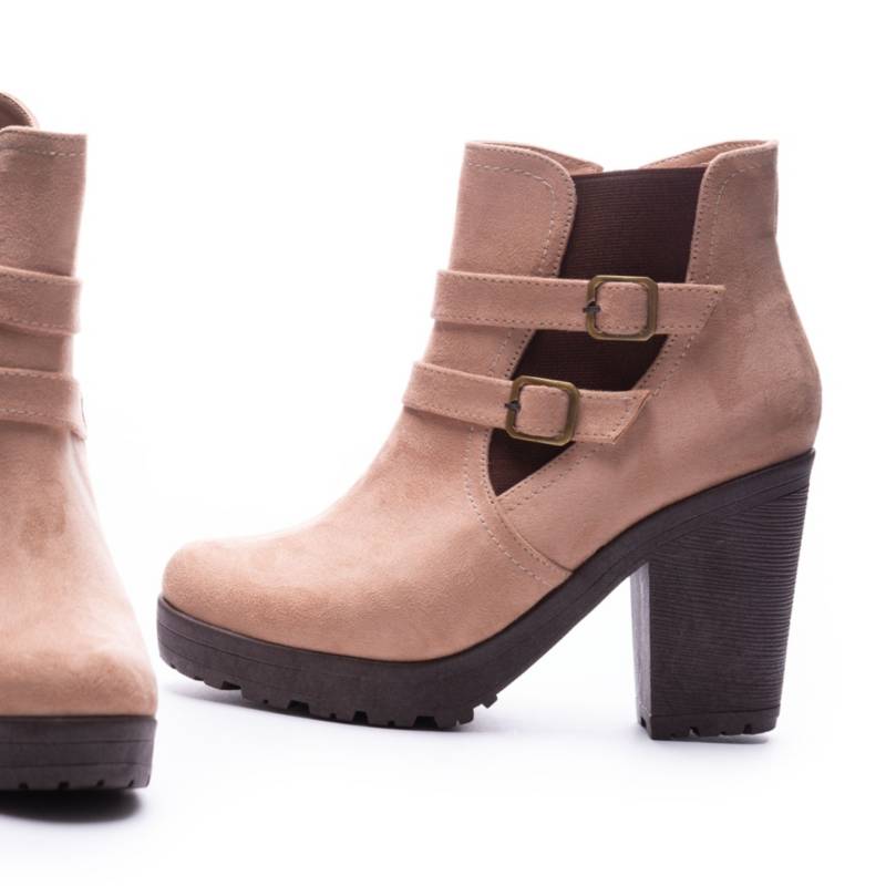 BOTAS MUJER NÉBULA CAFÉ CLARO TOURS - 2