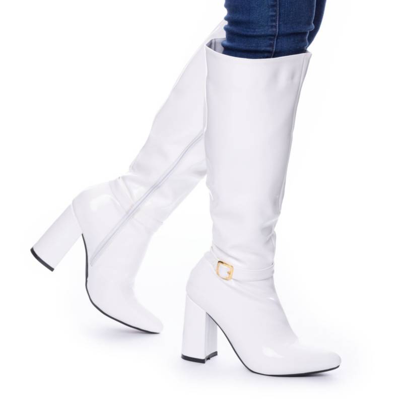 BOTAS MUJER NÉBULA BLANCO SAMALUT CHAROL - 5