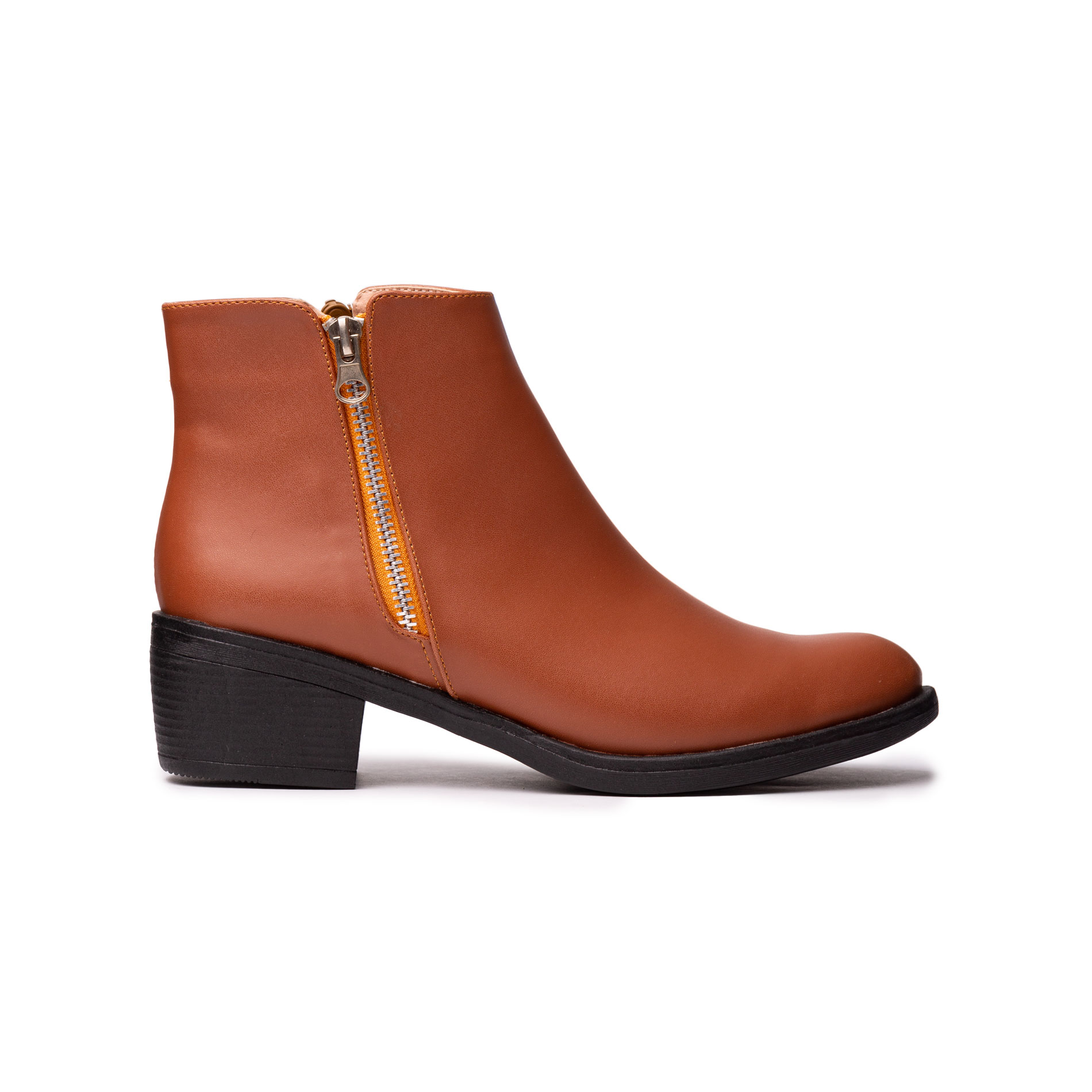 BOTINES MUJER NÉBULA CAFÉ CLARO KOBE - 1
