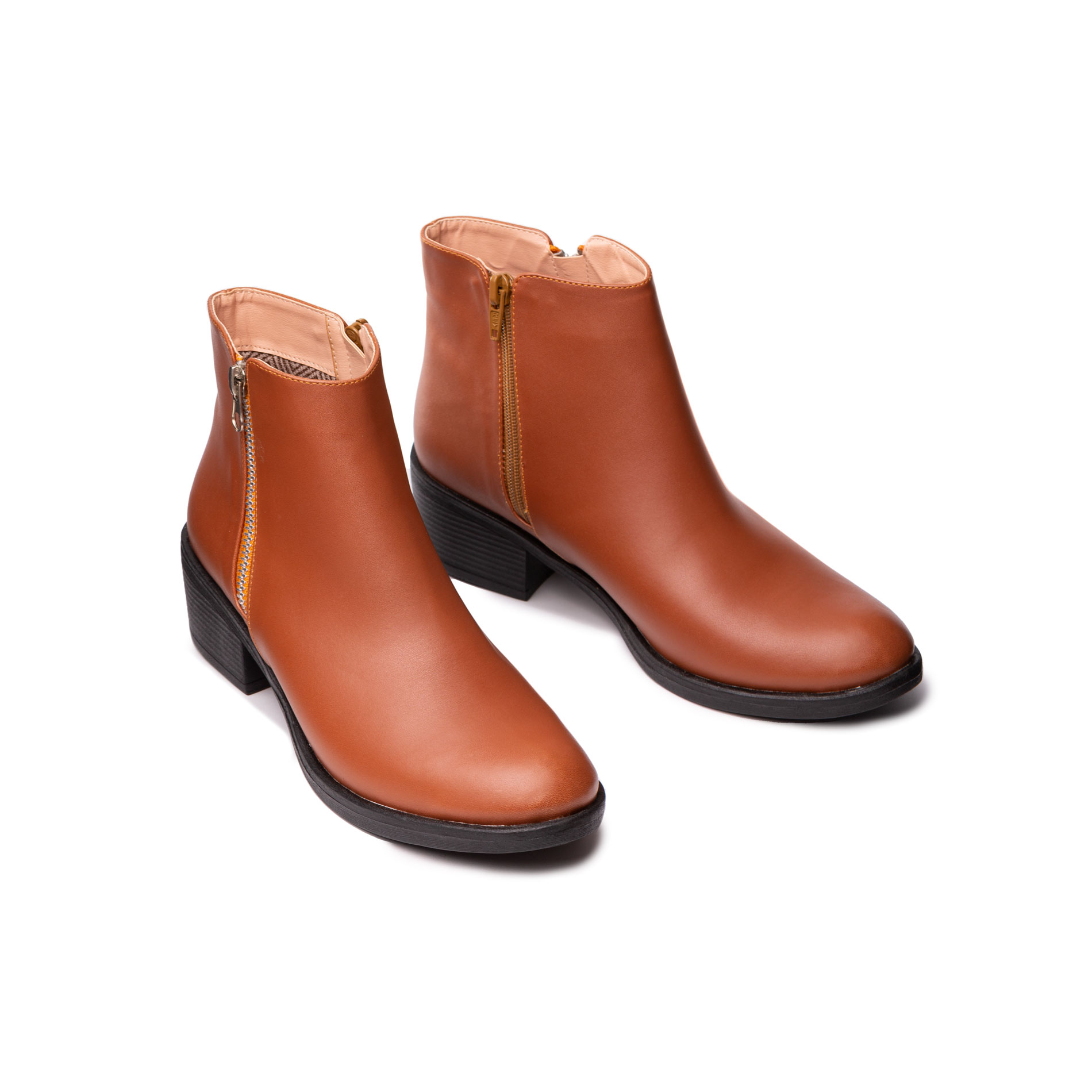 BOTINES MUJER NÉBULA CAFÉ CLARO KOBE - 2