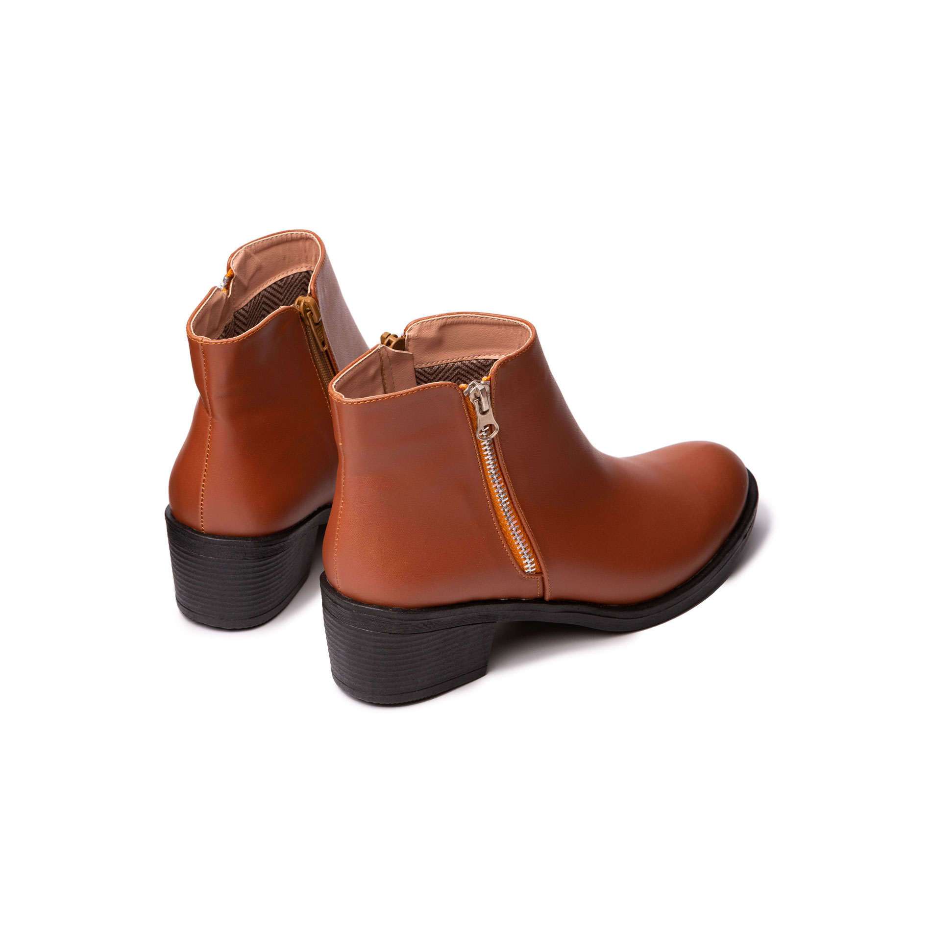 BOTINES MUJER NÉBULA CAFÉ CLARO KOBE - 3
