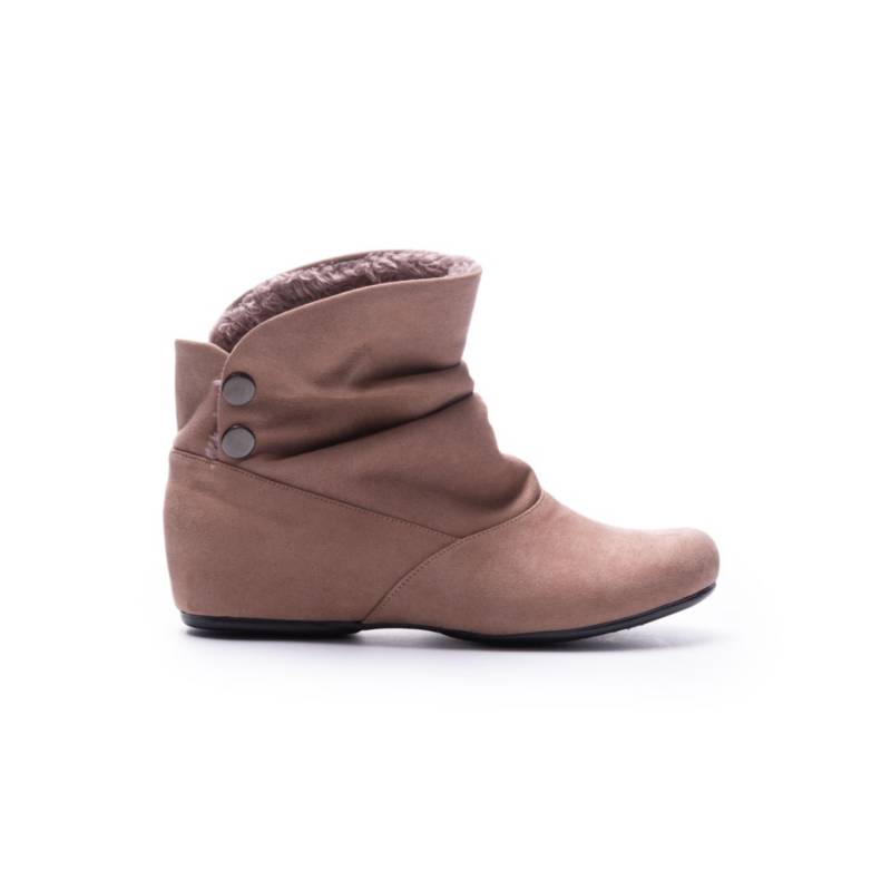 BOTINES MUJER NÉBULA CAFÉ CLARO MERSIN - 4