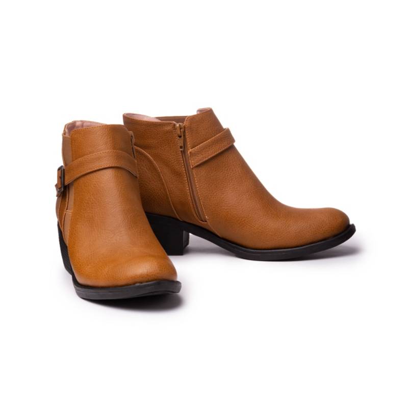 Ripley - BOTINES MUJER NÉBULA CAFÉ CLARO NARA