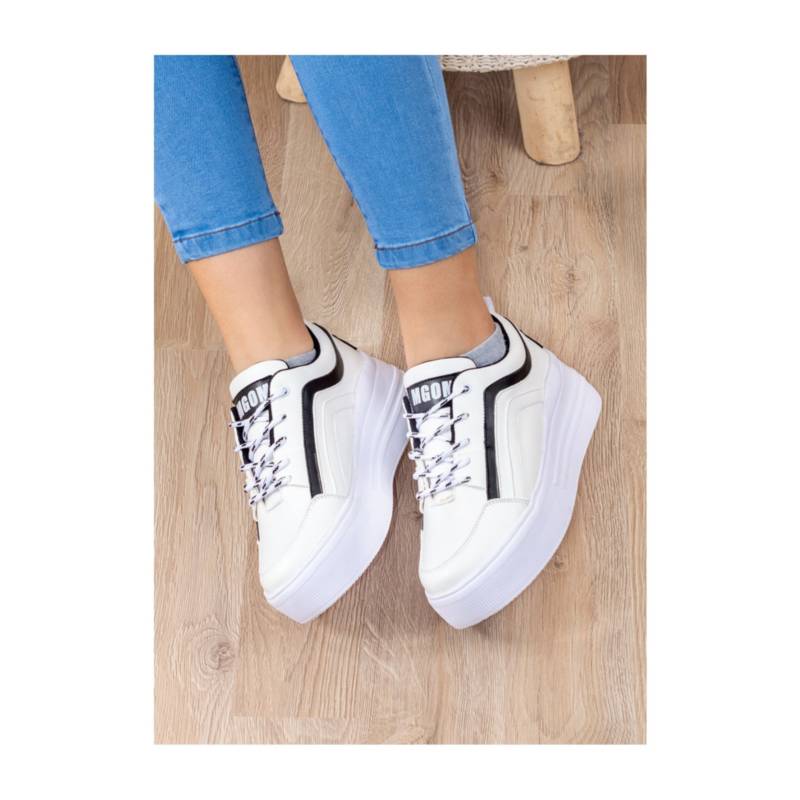 ZAPATILLAS ARIZONA - BLANCO Y NEGRO - 5