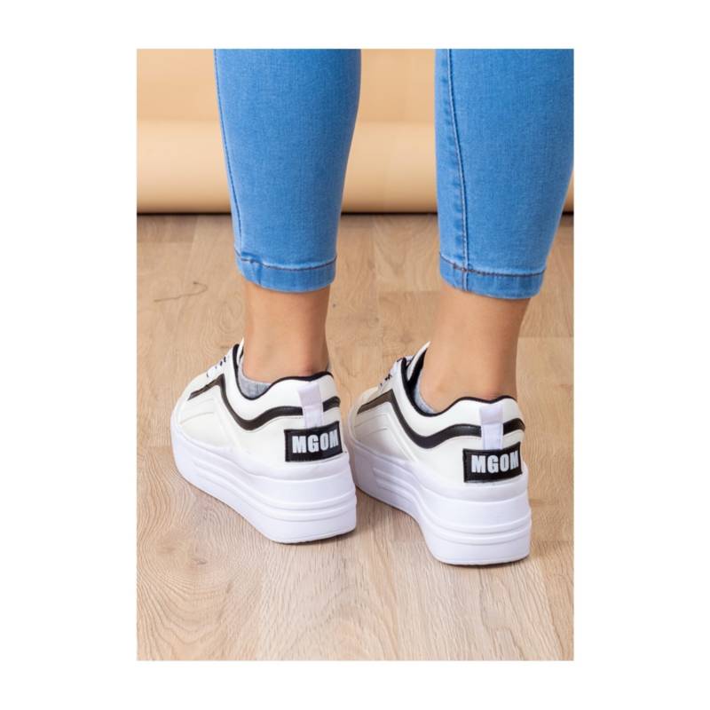 ZAPATILLAS ARIZONA - BLANCO Y NEGRO - 6