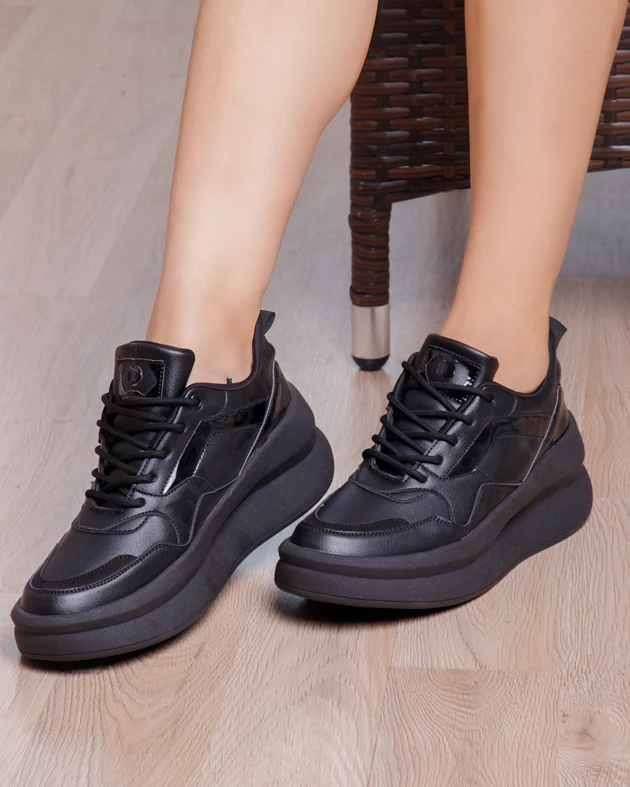 ZAPATILLA ZADAR - NÉBULA - NEGRO TOTAL - 4