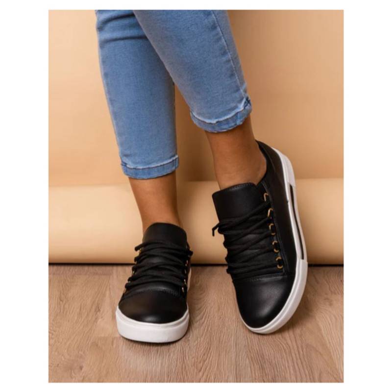 ZAPATILLA LETICIA - NÉBULA - NEGRO - 6
