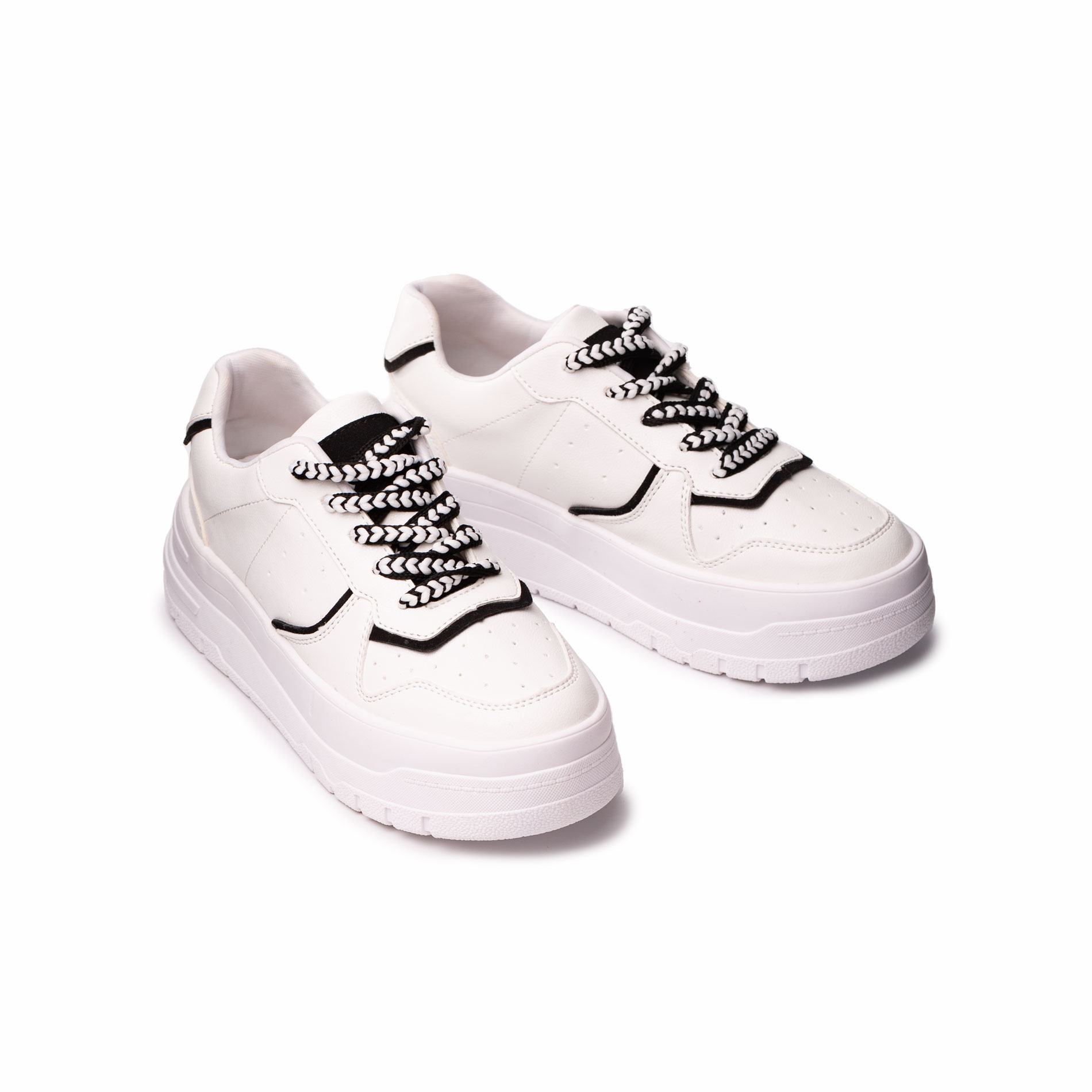 ZAPATILLA RULES - NÉBULA - BLANCO NEGRO - 2