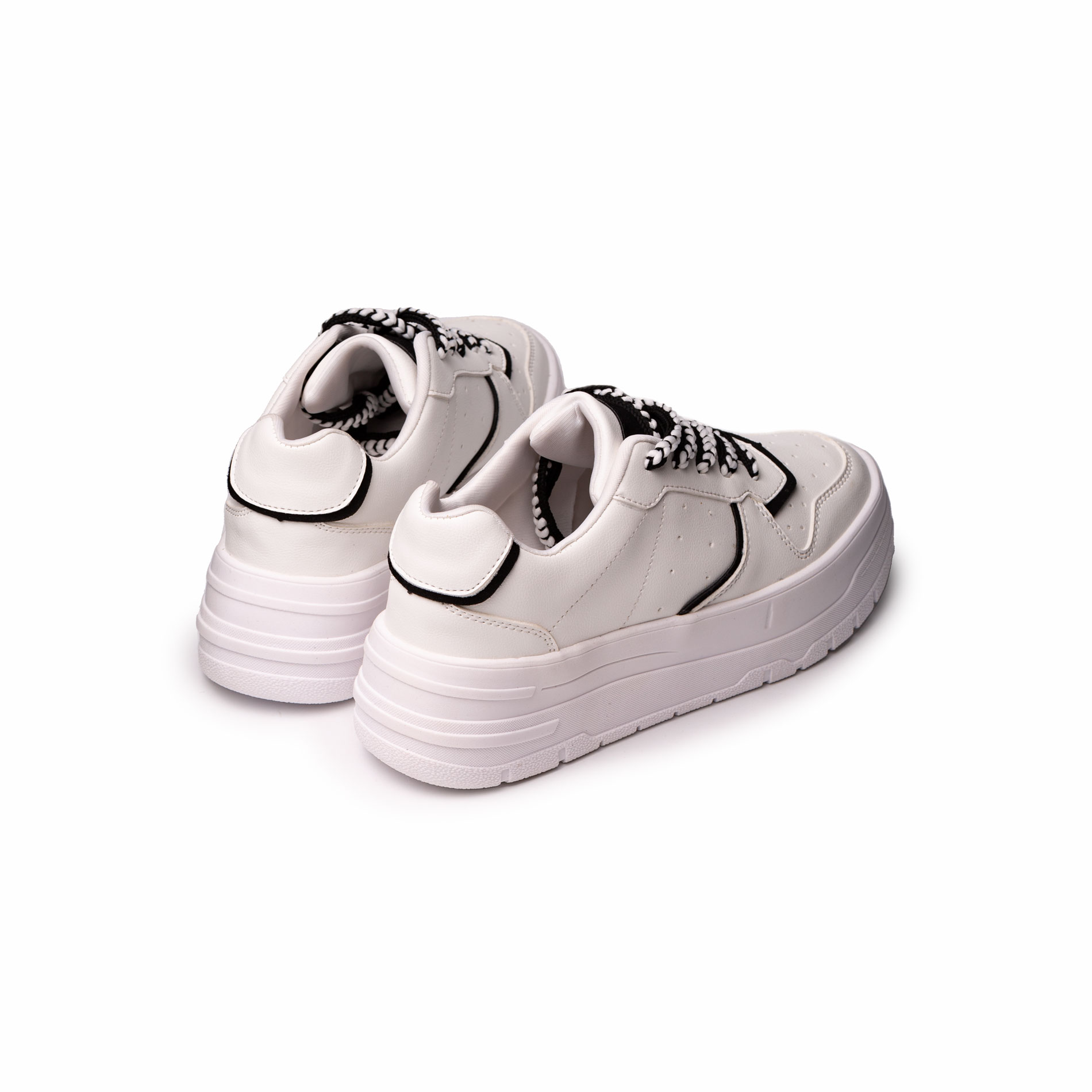 ZAPATILLA RULES - NÉBULA - BLANCO NEGRO - 3
