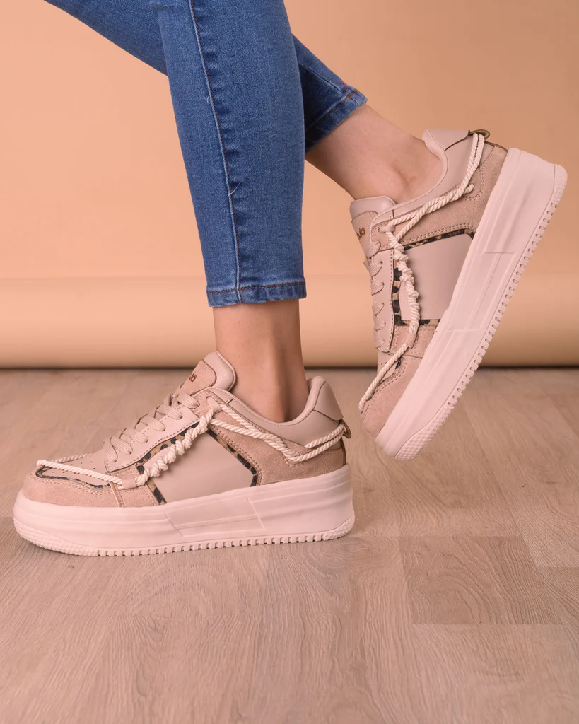 ZAPATILLA LIZ - NÉBULA - BEIGE - 4
