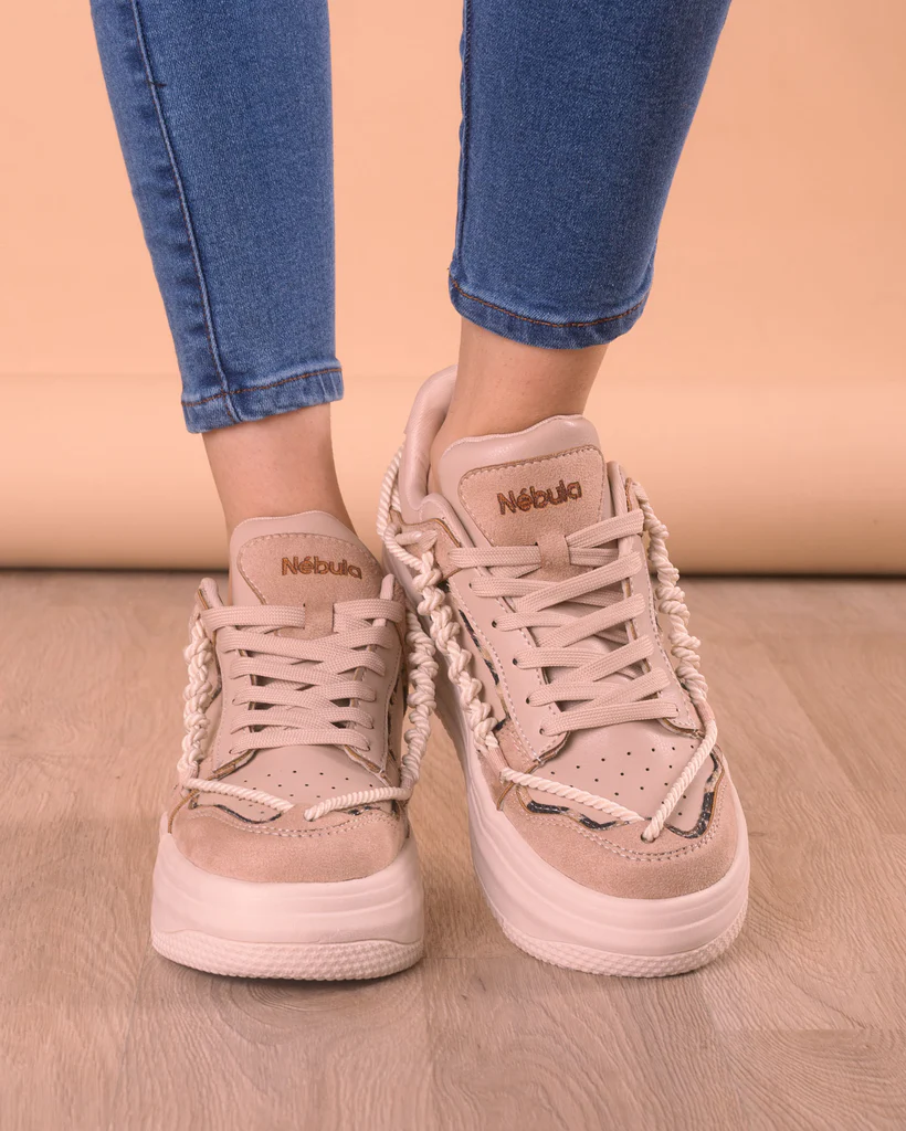 ZAPATILLA LIZ - NÉBULA - BEIGE - 5