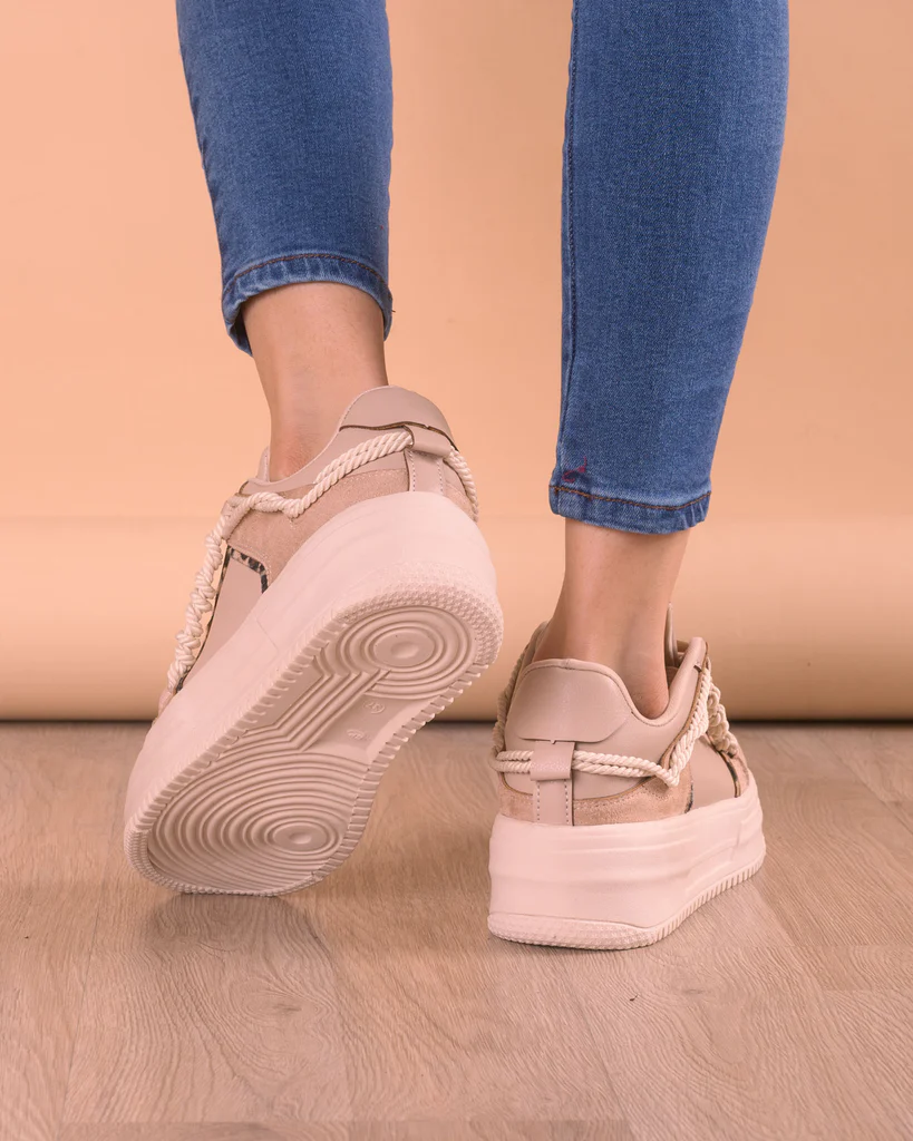 ZAPATILLA LIZ - NÉBULA - BEIGE - 6