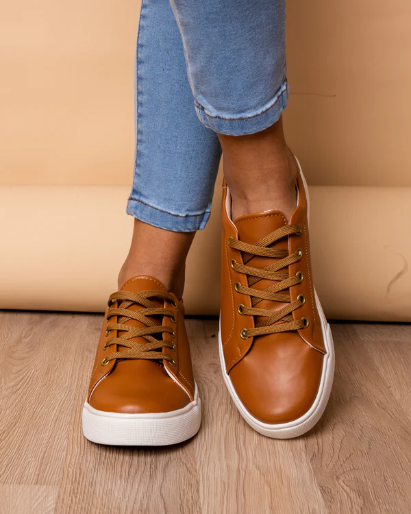 ZAPATILLA AREZZO - CAMEL - 5