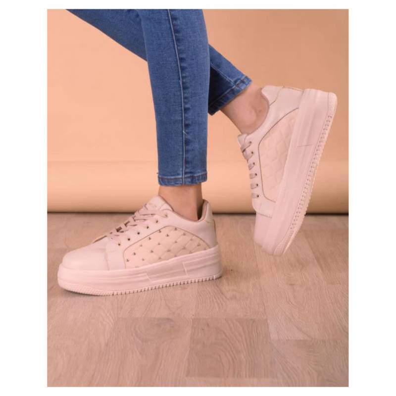 ZAPATILLA DIAMANTE - NÉBULA - BEIGE - 4