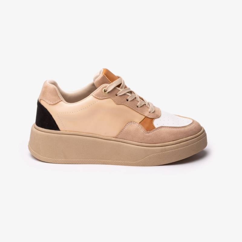 ZAPATILLA CANCUN - NÉBULA - BEIGE BLANCO - 1