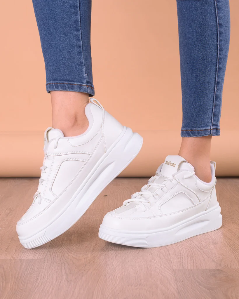 ZAPATILLA AMELIE - NÉBULA - BLANCO - 4