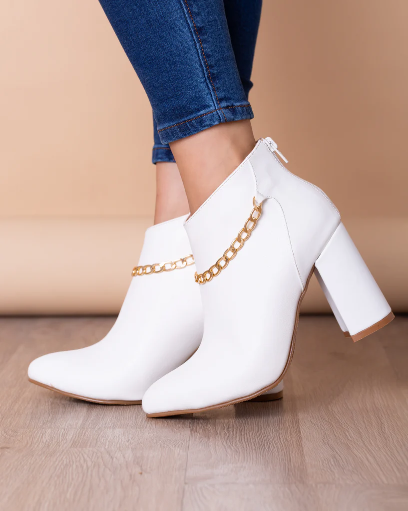 BOTINES MUJER NÉBULA BLANCO SOHO - 4