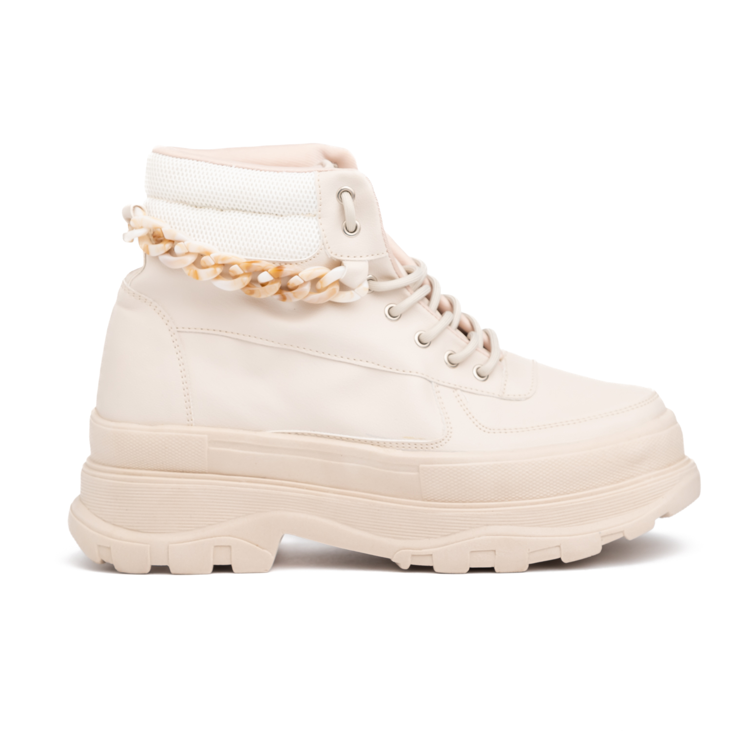 BOTINES MUJER NÉBULA BEIGE NALHY - 1