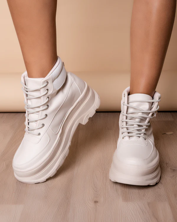 BOTINES MUJER NÉBULA BEIGE NALHY - 5