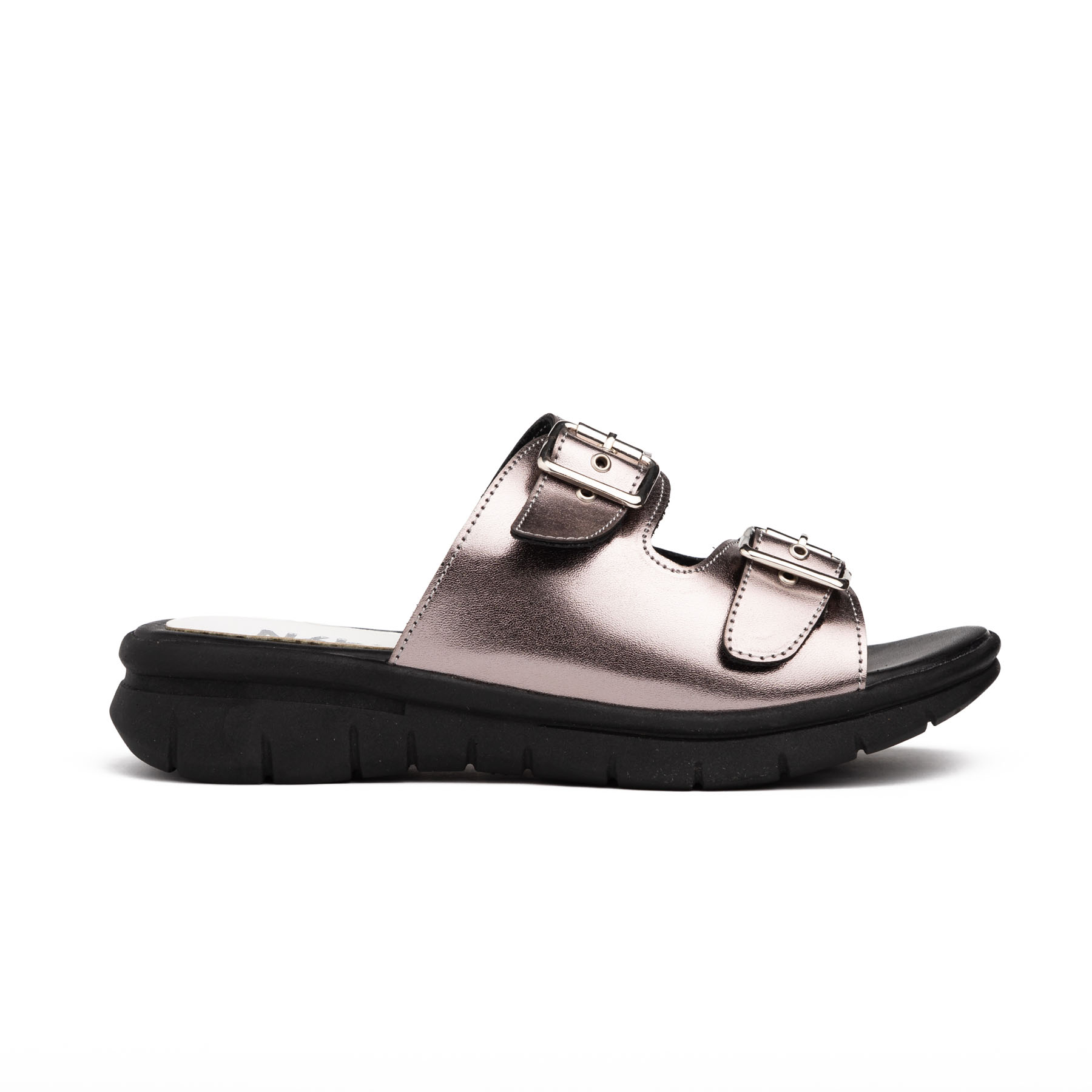 SANDALIAS MUJER NÉBULA PLATEADO GLITZ - 1