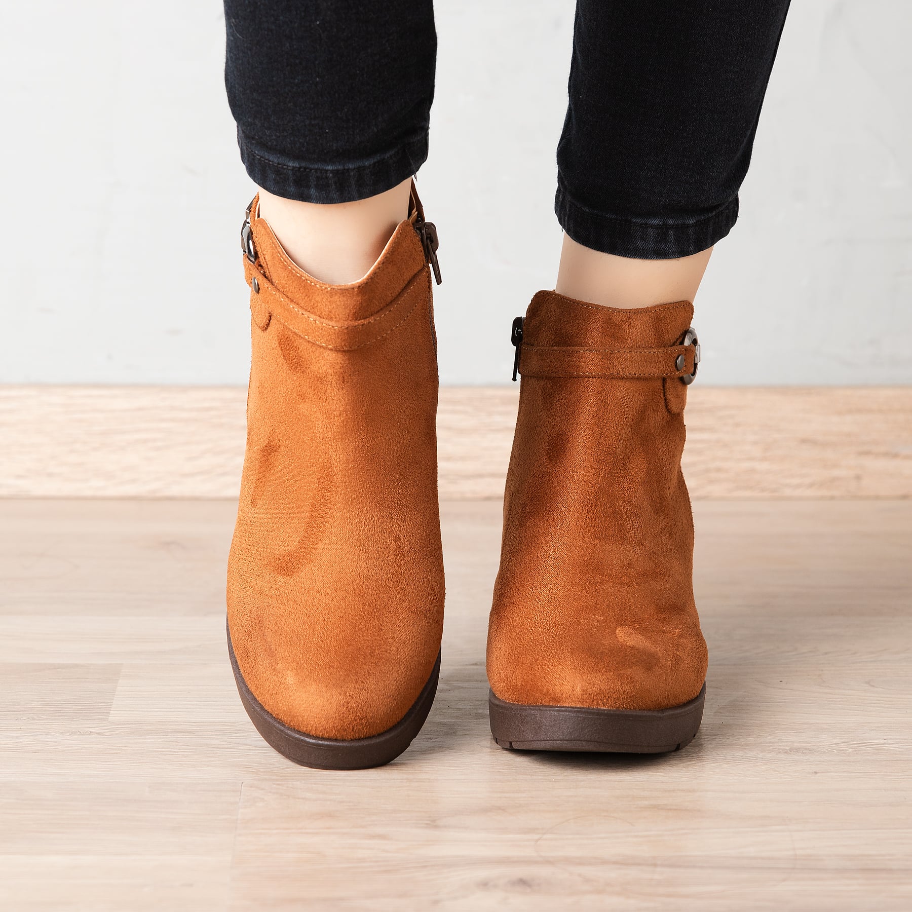 BOTINES MUJER NÉBULA CAMEL GEEL 2.0 - 5