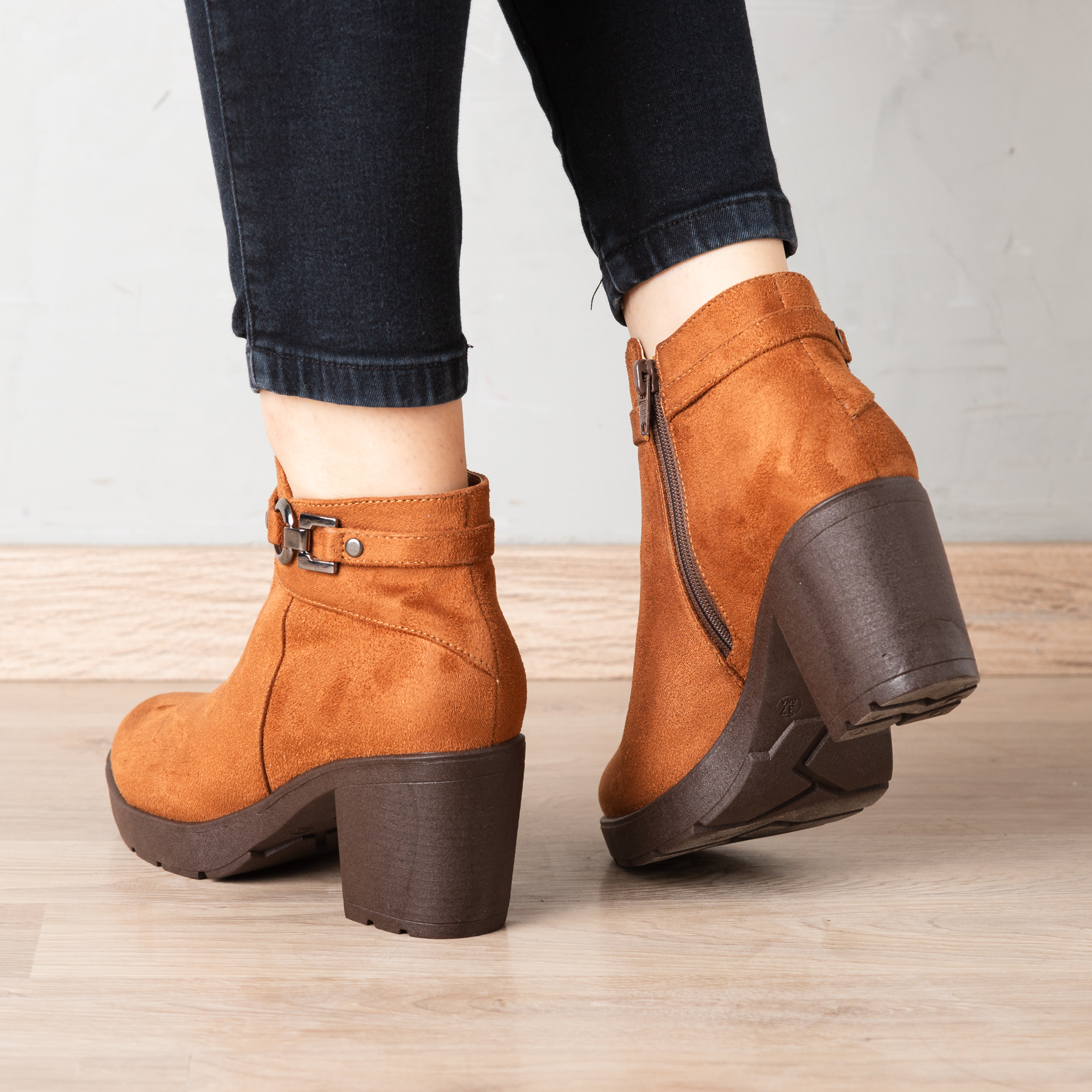 BOTINES MUJER NÉBULA CAMEL GEEL 2.0 - 6