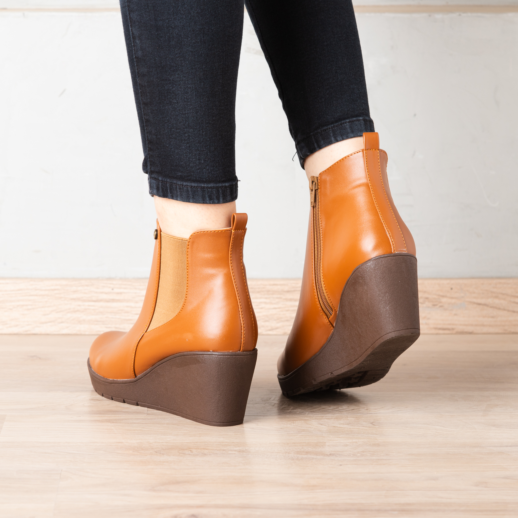 BOTINES MUJER NÉBULA CAMEL FANTASY - 6