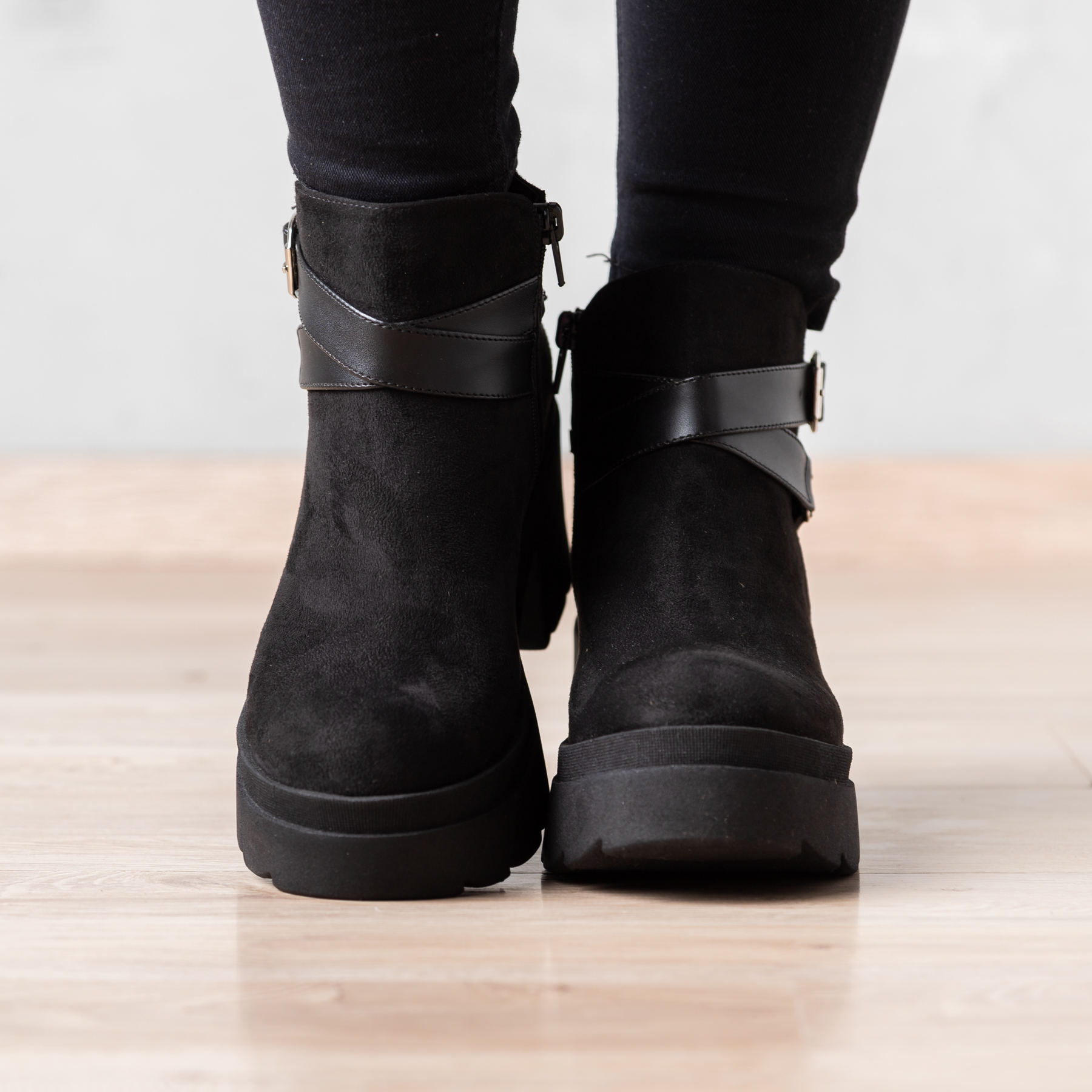 BOTAS MUJER NÉBULA NEGRO DIMRYT - 5