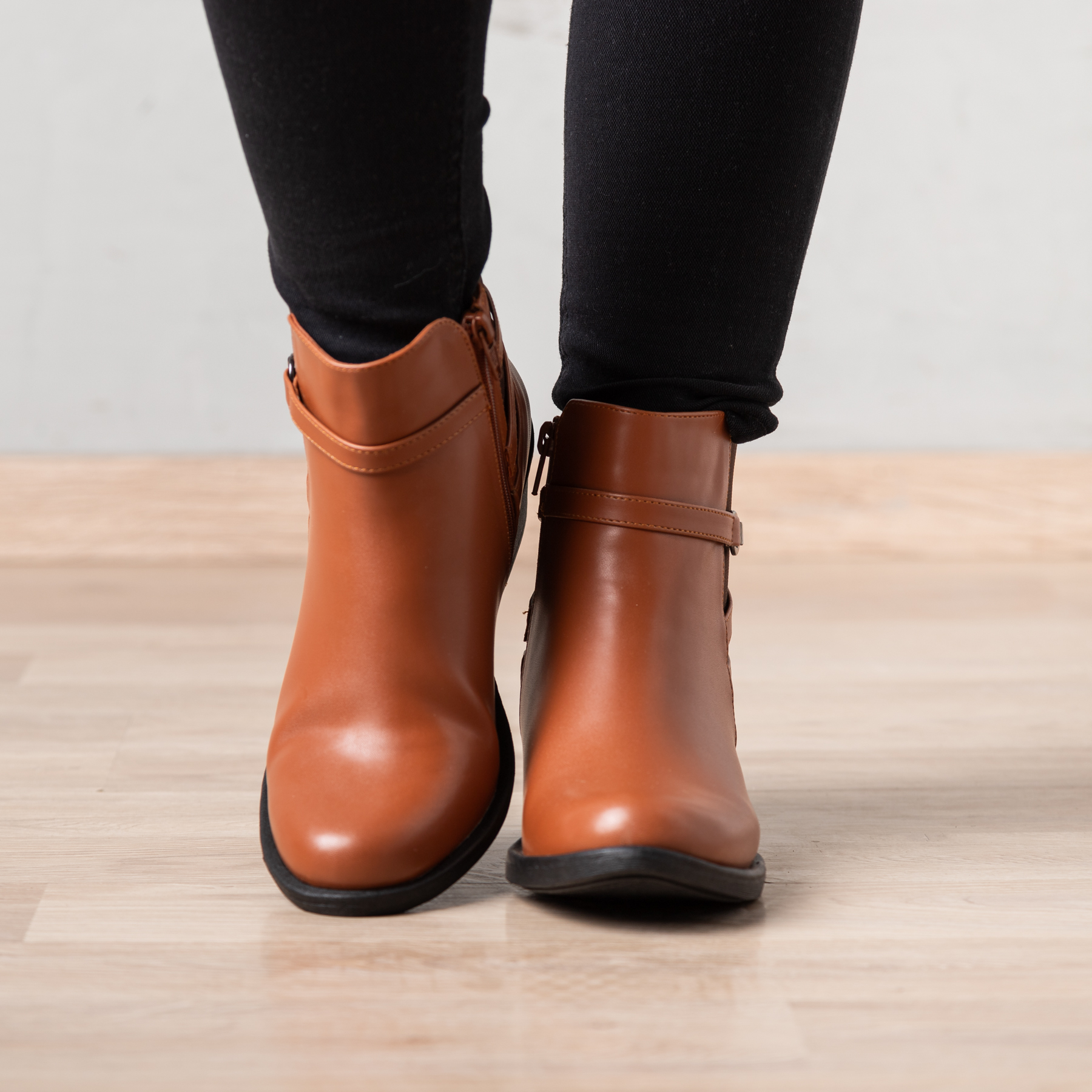 BOTINES MUJER NÉBULA CAMEL RAZTER - 5