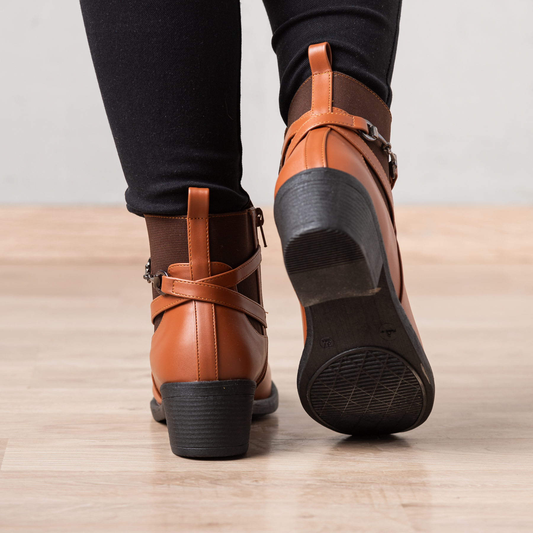 BOTINES MUJER NÉBULA CAMEL RAZTER - 6