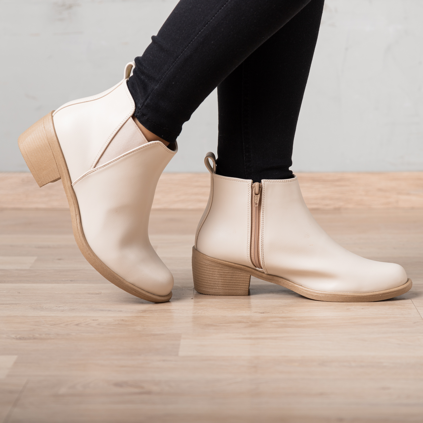 BOTINES MUJER NÉBULA HUESO VAQUET - 4