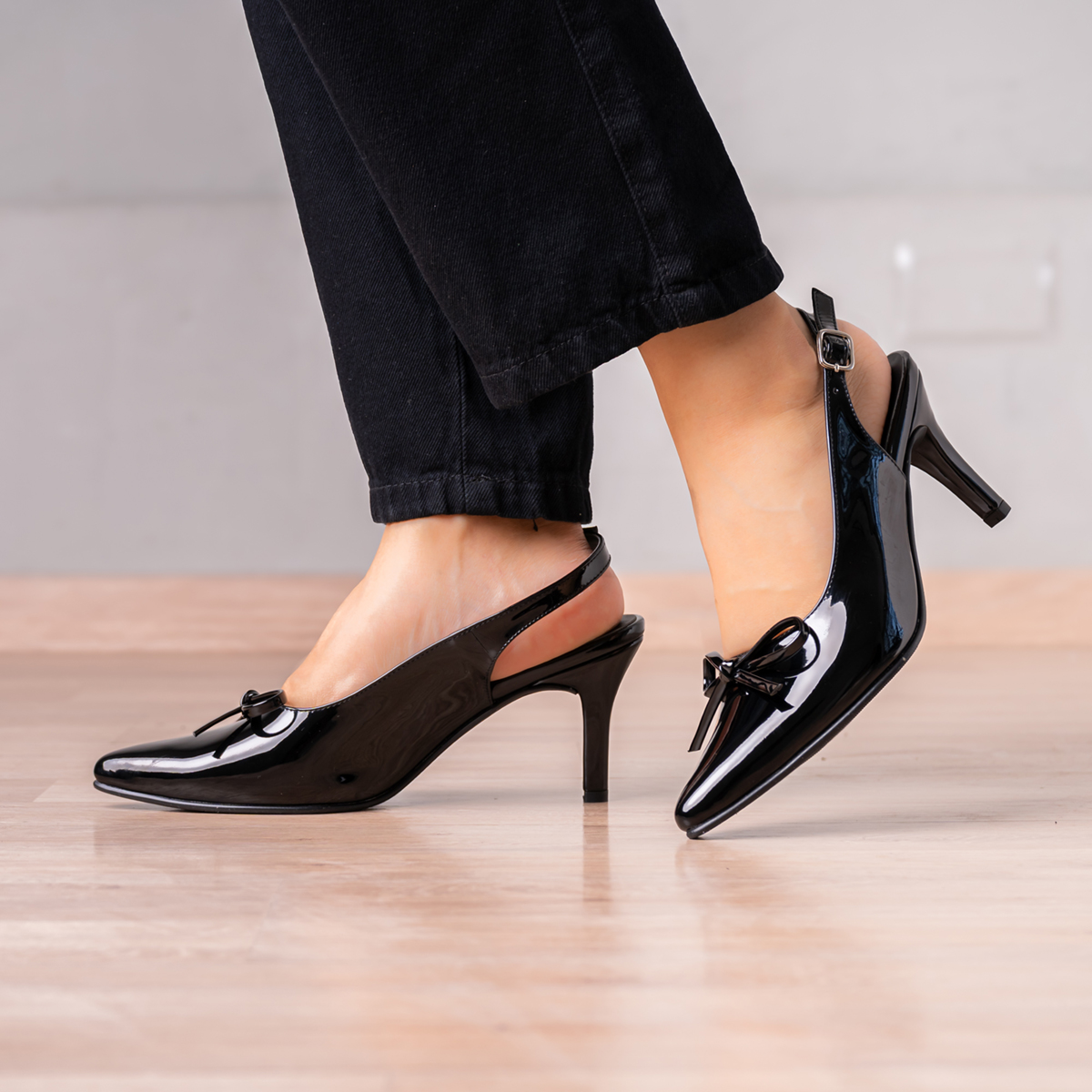 STILETTO SLOVACHI - NÉBULA - NEGRO - 4