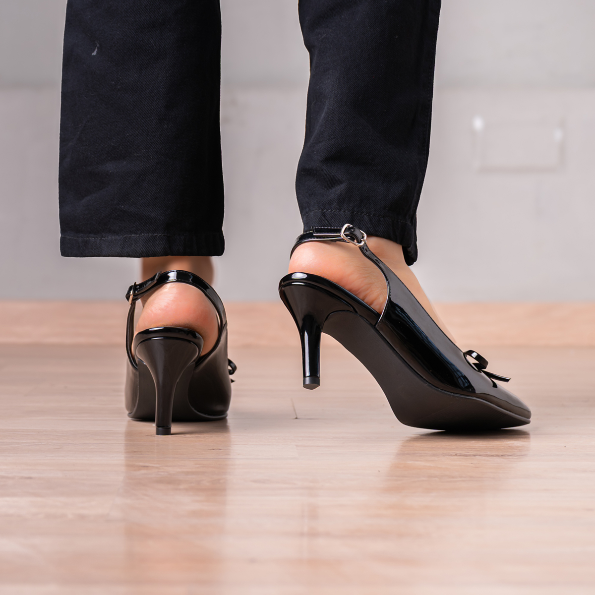 STILETTO SLOVACHI - NÉBULA - NEGRO - 6