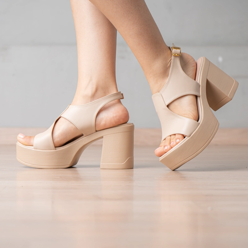 SANDALIA VICTORINA - NÉBULA - BEIGE - 4