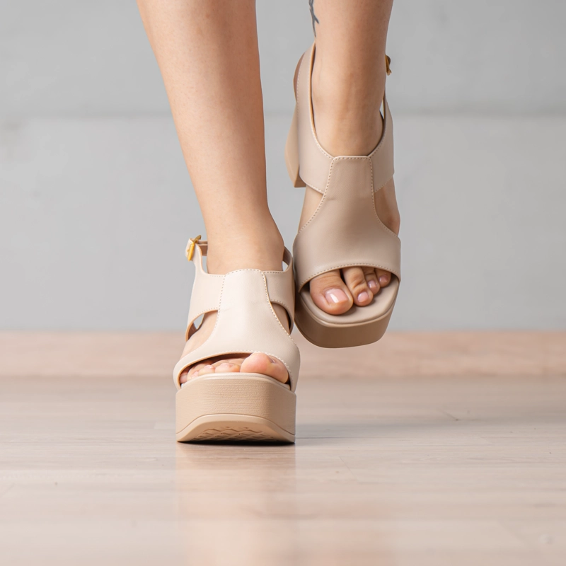 SANDALIA VICTORINA - NÉBULA - BEIGE - 5