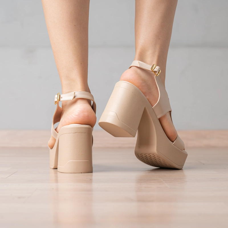 SANDALIA VICTORINA - NÉBULA - BEIGE - 6