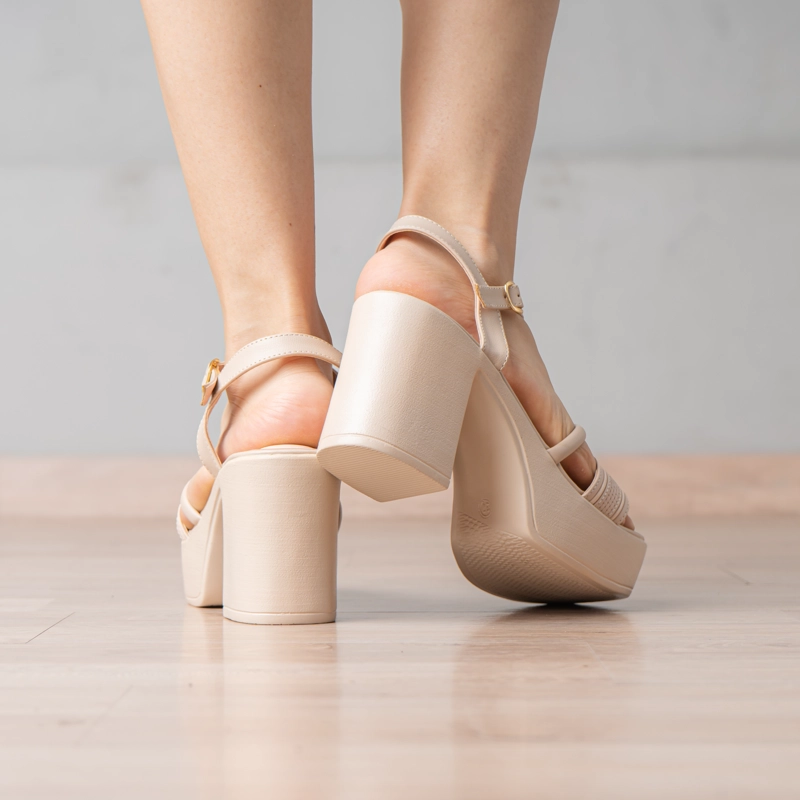 SANDALIA PERISICH - NÉBULA - BEIGE - 6