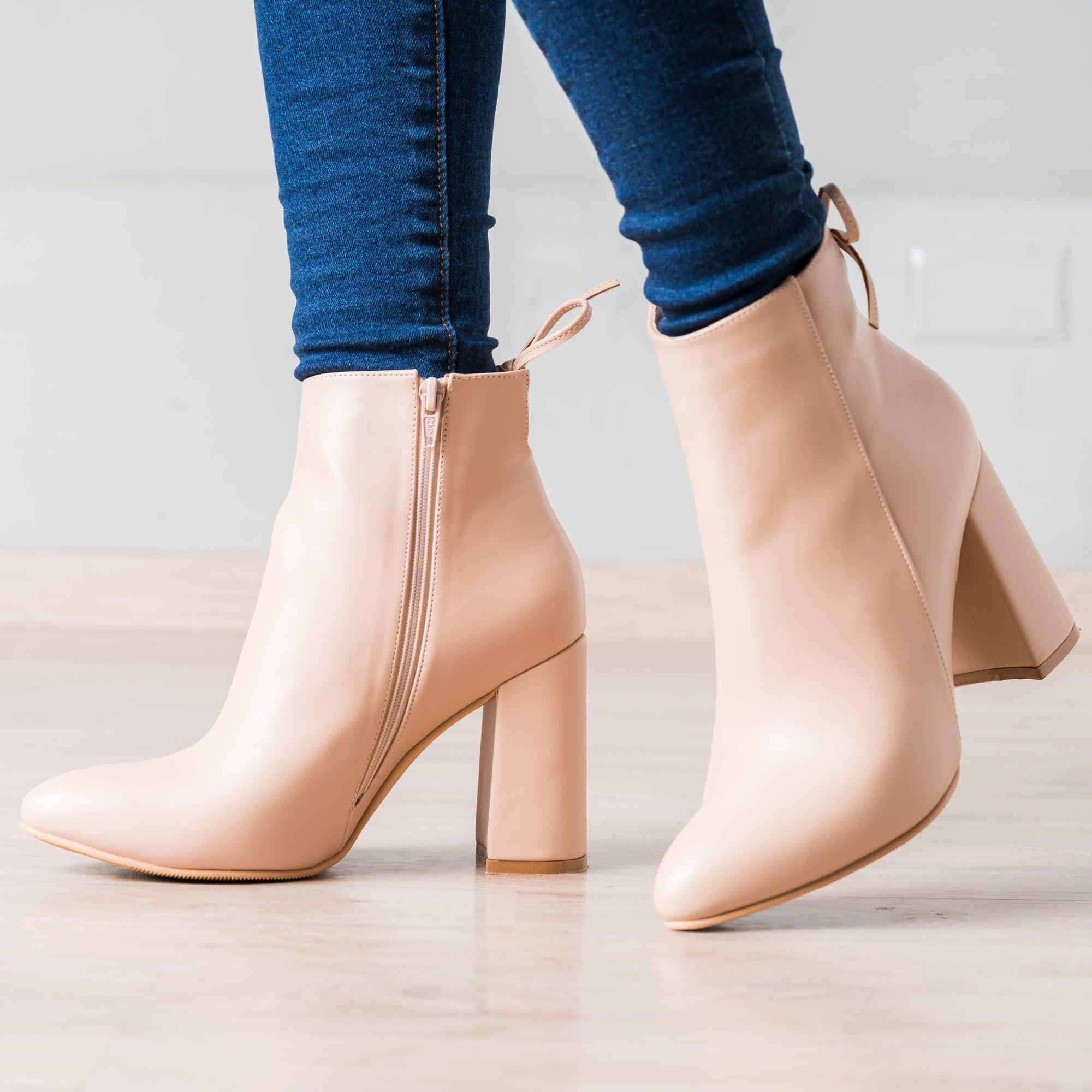 BOTAS MUJER BUBALI PALO ROSA - 1