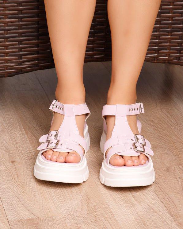 SANDALIAS CASUALES MUJER SAN ANDRES LILA 2 - 1